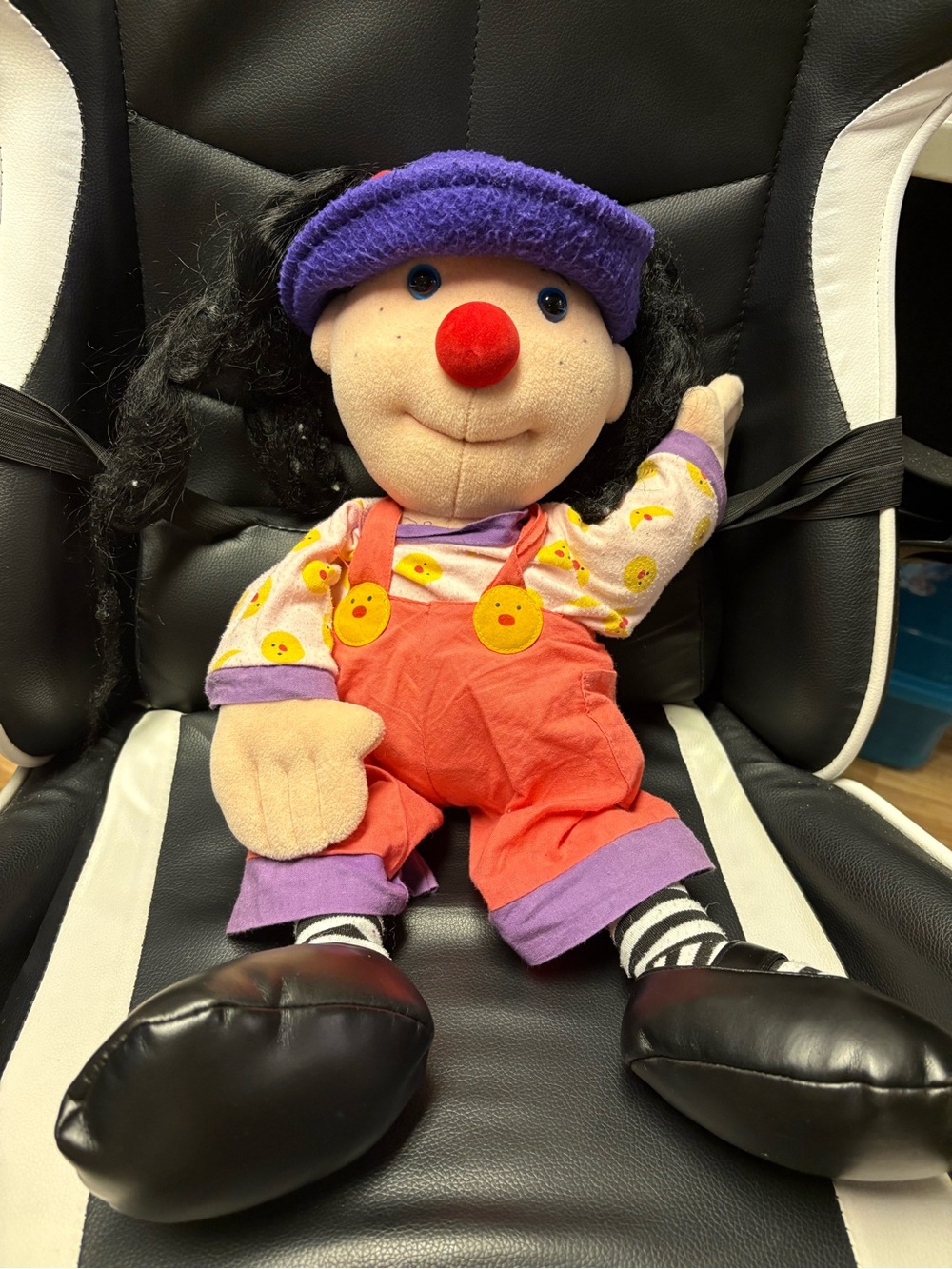 Vintage 1995 The Big Comfy Couch Loonette The Clown Plush Doll